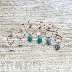 Boules d'oreilles rym aventurine verte