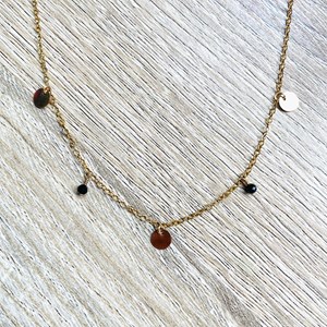 Collier charlie spinelle noire