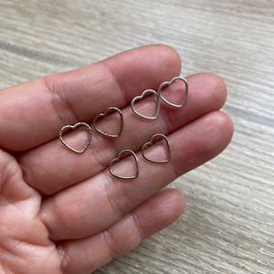 Puces d'oreilles mon cœur plaqué or