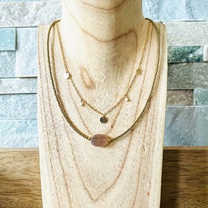 Collier charlie pierre de lune