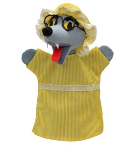 Marionnette loup 2 en 1