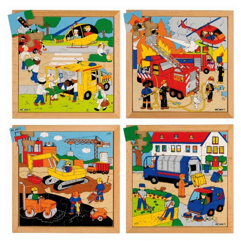 Educo - Puzzles activités dans la rue