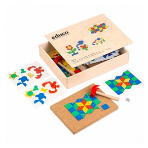 Jeu de formes à clouer - geo - jeu m...