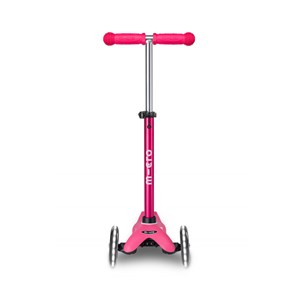 Trottinette mini deluxe led - rose