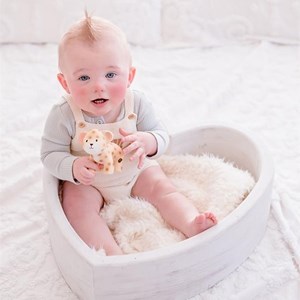 Léopard en caoutchouc naturel