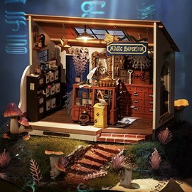 Maquette 3d - magasin de magie