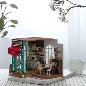 Maquette 3d - le café