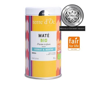 Maté bio équitable ffl menthe & cédrat