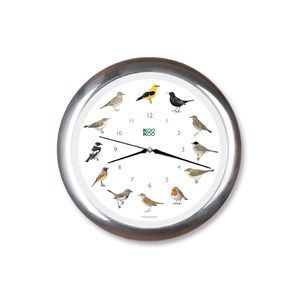 Horloge oiseaux des jardins, modèle en c
