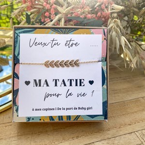 Bracelet annonce tatie