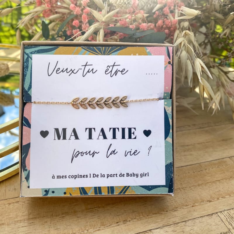 Bracelet annonce tatie