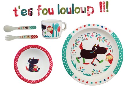 Coffret louloup mat set de 5 pieces