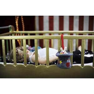 Ernesto boîte à musique lapin chapeau