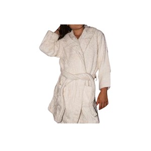 Peignoir en coton bio enfant, coloris na