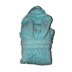 Peignoir en coton bio enfant, coloris la