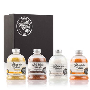 Coffret passion 4 sels de bain