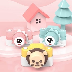 Appareil photo enfant dinosaure rose