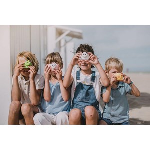 Appareil photo enfant canard jaune