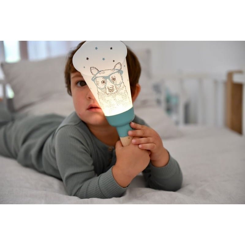 Maison Polochon - Lampe enfant ours à lunettes