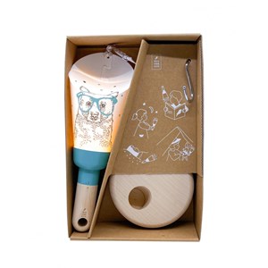 Lampe enfant ours à lunettes