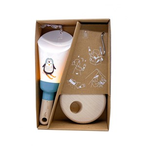 Lampe enfant pigouin à ski