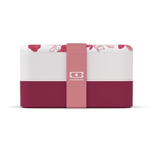 Lunch box rectangulaire 2x500ml magnolia