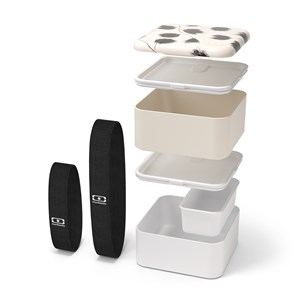 Lunch box carrée 2x850ml plume