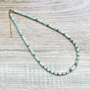 Collier jane amazonite et hématites