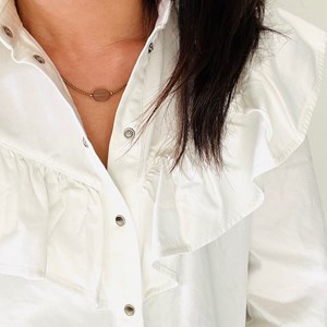 Collier maty pierre de soleil hématites