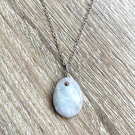 Collier alma pierre de lune argent