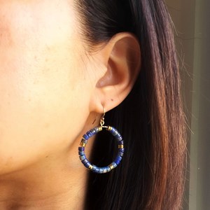 Boucles d'oreilles jane labradorite