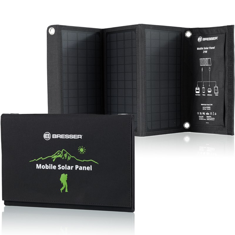 Bresser - Chargeur solaire portable 21 watt