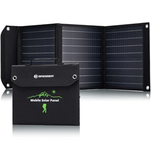 Chargeur solaire portable bresser 40 watt avec port usb et connecteur d’alimenta