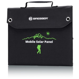 Chargeur solaire portable bresser 40 watt avec port usb et connecteur d’alimenta