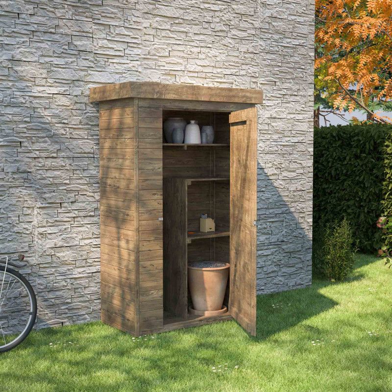 Armoire de jardin bois theo - 0,7 m²