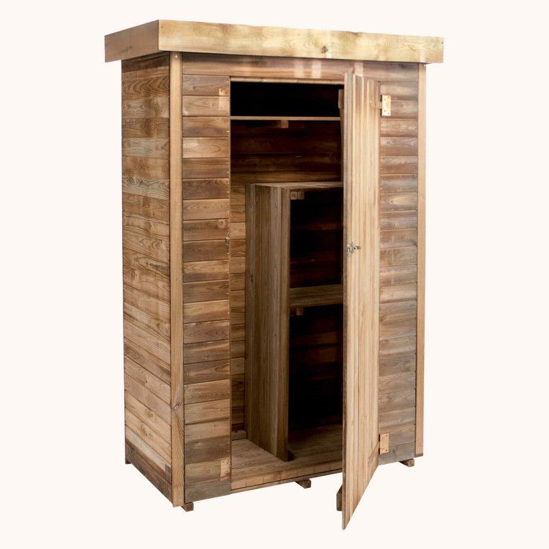 Armoire de jardin bois theo - 0,7 m²