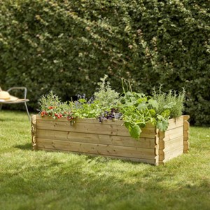 Carré potager en bois 214l - basil
