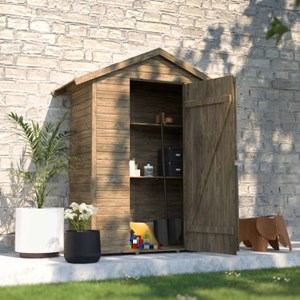 Armoire de jardin bois leo - 1,05 m²