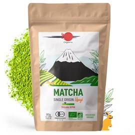 Thé matcha bio japonais de shizuoka