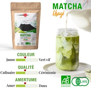 Matcha bio du japon - usagi - 80g