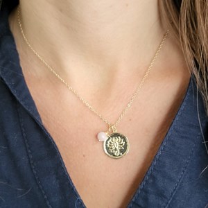 Collier signe du zodiaque : scorpion