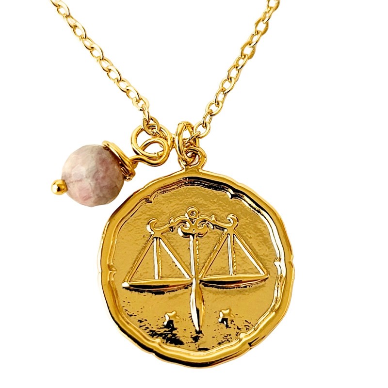 Lila in the sky - Collier signe du zodiaque : balance
