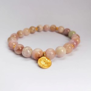 Bracelet en perle kunzite