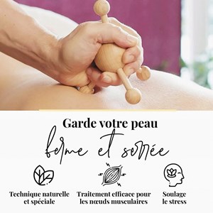 Masseur point déclenchement bois massage