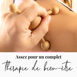 Masseur point déclenchement bois massage