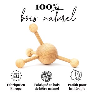 Masseur point déclenchement bois massage