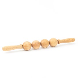 Rouleau massage cellulite masseur bois