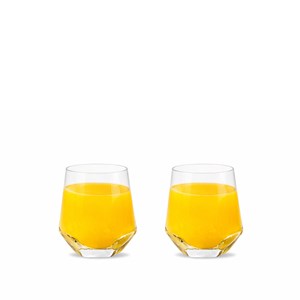 Verres facettes whisky - lot de 2