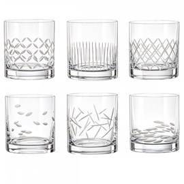 Verres à whisky 280 ml minsk - lot de 6