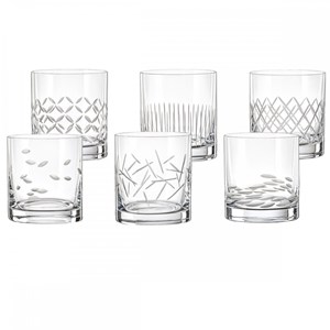 Verres à whisky 280 ml minsk - lot de 6